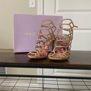 Madden Girl Dressy Trendy Nude Heel Sandal